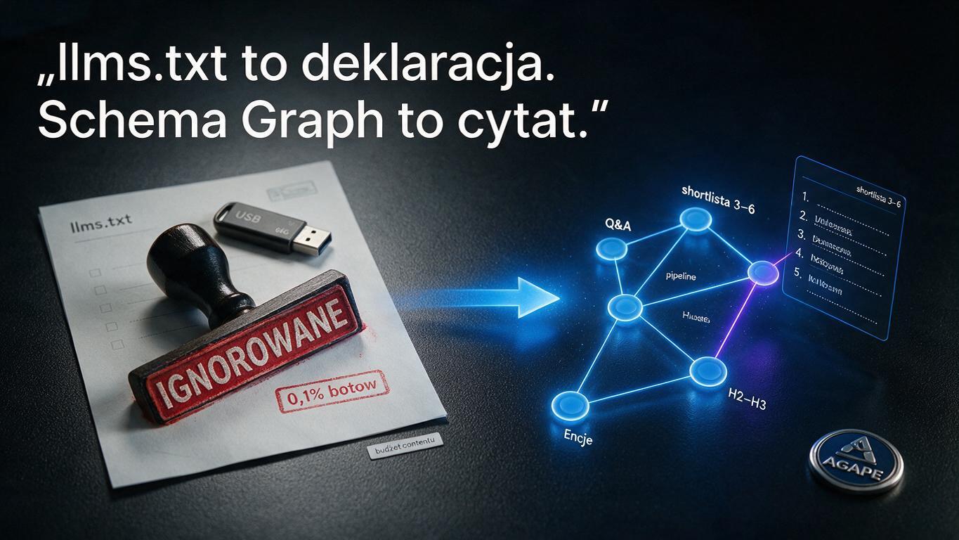 llms.txt vs Schema Graph: what does ChatGPT actually cite, and what does it ignore?